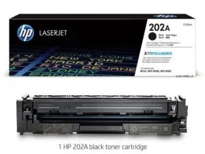 Mực in HP laser màu 202A LaserJet M254 Black CF500A
