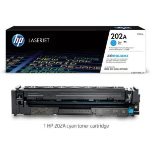 Mực in HP laser màu 202A LaserJet M254 Cyan CF501A
