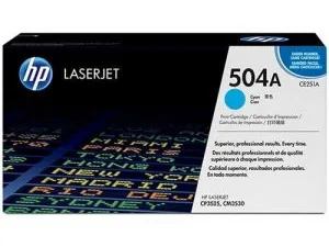 Mực in HP 504A laser màu CP3525-3530 CE251A