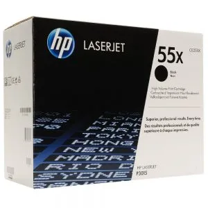 Mực in laser trắng đen HP 55X CE255X