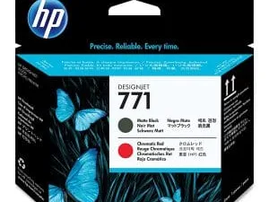 Mực in phun HP 771 Matte Black and Chromatic Red CE017A
