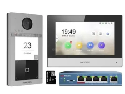 Bộ Kit chuông cửa có hình IP HIKVISION DS-KIS604-S(C)
