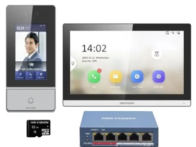 Bộ Kit chuông cửa có hình IP HIKVISION DS-KIS902-S