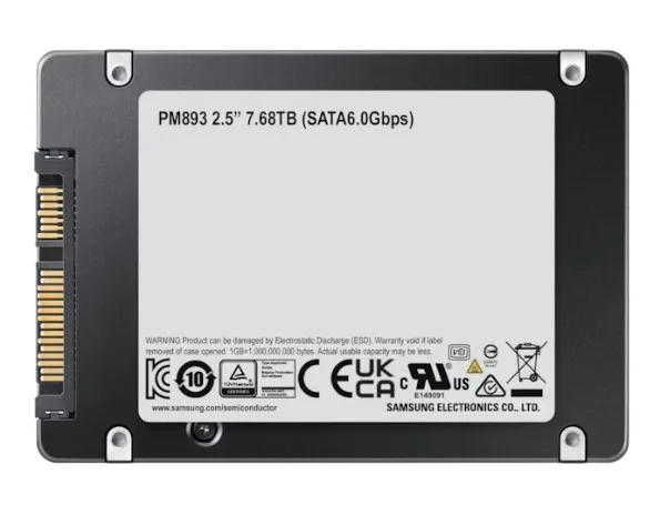 Ổ cứng gắn trong SSD Samsung PM893 7.68TB 2.5 INCH SATA ENTERPRISE MZ-7L37T600