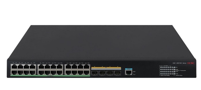 24-port Gigabit Ethernet + 4-port 1G/10G SFP+ L3 Switch H3C LS-5570S-28S-EI-GL