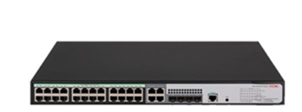 24-Port GE PoE + 4-Port SFP (4Combo) Layer 3 Switch H3C S5120V3-28P-HPWR-LI