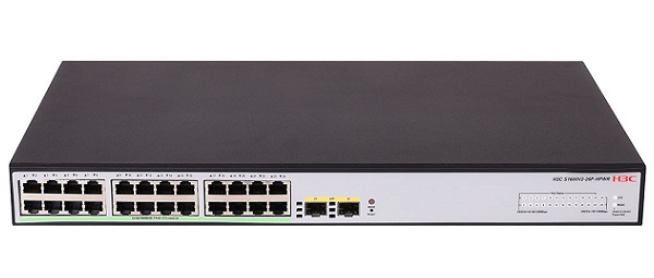 26-Port Gigabit L2 PoE Switch H3C LS-1600V2-26P-HPWR-GL