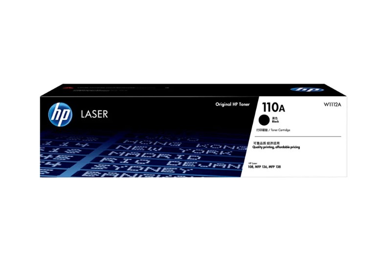 Mực in Laser HP 110A Black Original Laser Toner Cartridge W1112A