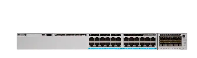 24-port Gigabit Ethernet PoE + 4-port 10G Fixed Uplinks Switch Cisco C9300L-24P-4X-E