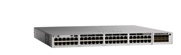 48-port Gigabit Ethernet + 4-port 10G Fixed Uplinks Switch Cisco C9300L-48T-4X-E