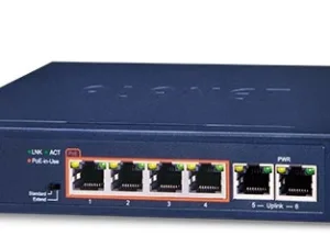 4-Port 10/100TX PoE + 2-Port 10/100TX Switch PLANET FSD-604HP