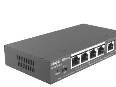 4-Port Gigabit PoE+2-Port Gigabit Uplink Smart Cloud Switch RUIJIE RG-ES206GC-P