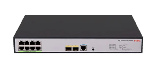 8-Port GE PoE + 2-Port 1000Base-X SFP Managed Layer 2 Switch H3C S1850V2-10P-HPWR-EI