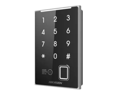 Đầu đọc vân tay tích hợp đọc thẻ EM và mã QR HIKVISION DS-K1109EKFB-QR