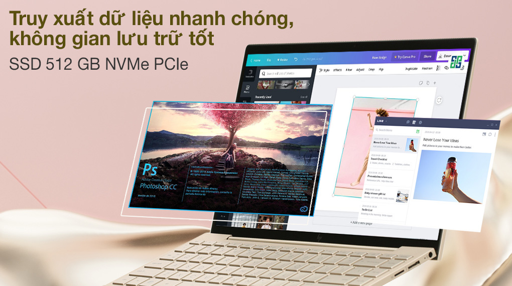 HP Envy 13 ba1536TU i5 1135G7 (4U6M5PA) - SSD