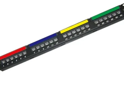 Patch panel 24 port Dintek, CAT.6, 19 inch (1402-04011)