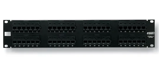 Patch panel 48 port CAT6 COMMSCOPE/AMP