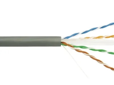 Cáp mạng VIVANCO CAT6 U/UTP VCCAUU64CRG3 (305m/Box, CMR, Grey)