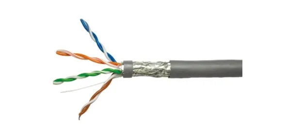 Cáp mạng VIVANCO CAT5e SF/UTP VCCASF54CRG3 (305m/Drum, CMR, Grey)