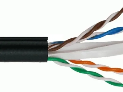 Cáp mạng VIVANCO CAT5e SF/UTP VCCASF54PEK3 (305m/Drum, PE, Black)