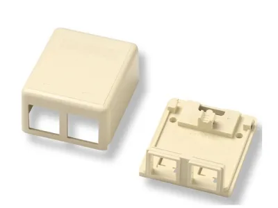 2-Port Surface Modular Jack Box COMMSCOPE (1116698-1)