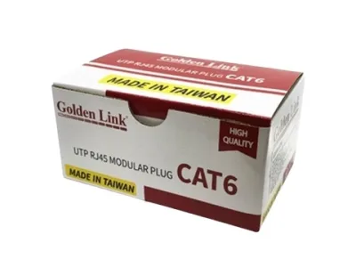 Đầu bấm mạng RJ45 CAT6 UTP-Modular Plug RJ45 Golden Link CAT6 UTP (GL02002)