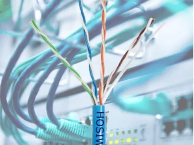 Cáp mạng LAN Cat.6A F/FTP HOSIWELL 30201-BL-LSZH