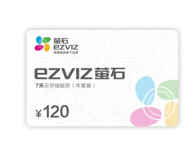 Thẻ lưu trữ đám mây EZVIZ 7-days Cloud Card (Monthly)