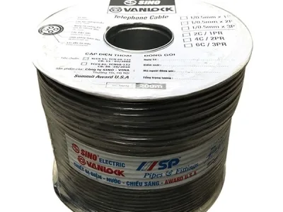 Dây điện thoại chống ẩm 4 ruột x 0,5mm SINO TLD1/0.5 x 2P/200