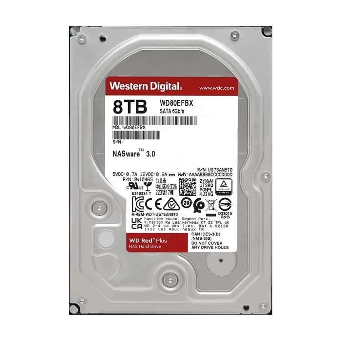 Ổ cứng Western Digital Red Plus 8TB WD80EFBX