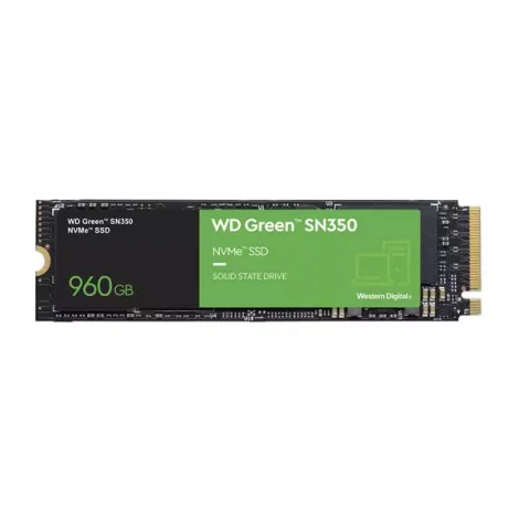 Ổ cứng gắn trong SSD WD Green M2 PCIe SN 350 960Gb WDS960G2G0C