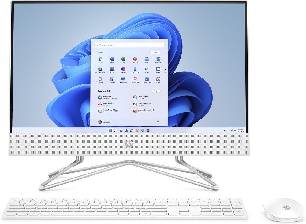 PC HP AIO 22-DF1042D i5-1135G7/ 8GB DDR4/ 256GB SSD/ 21.5" FHD/ Win11/ Trắng - 601L8PA