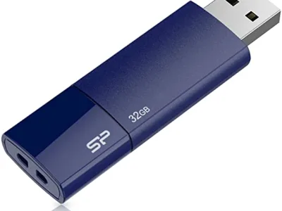 USB Silicon Power Ultima U05 32GB USB 2.0 Flash Drive - Deep Blue SP032GBUF2U05V1D