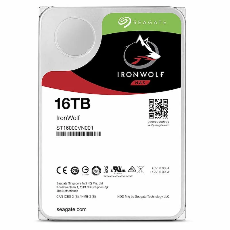 Seagate 16TB IronWolf ST16000VN001