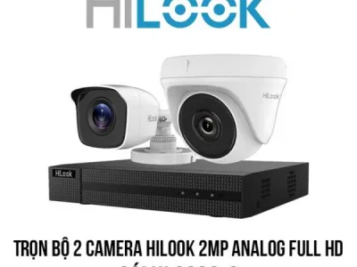 Trọn bộ 2 camera HILOOK Analog FULL HD