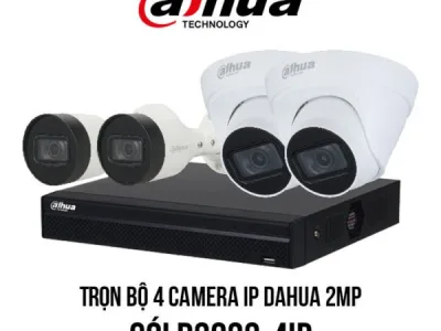 Trọn bộ 4 camera IP Dahua 2MP [D2023-4IP]