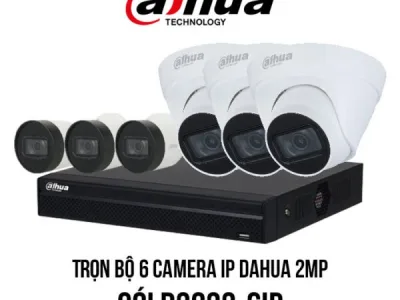 Trọn bộ 6 camera IP Dahua 2MP [D2023-6IP]