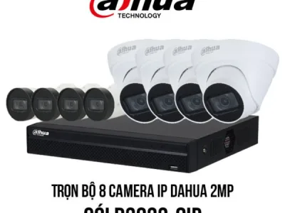 Trọn bộ 8 camera IP Dahua 2MP giá rẻ [D2023-8IP]