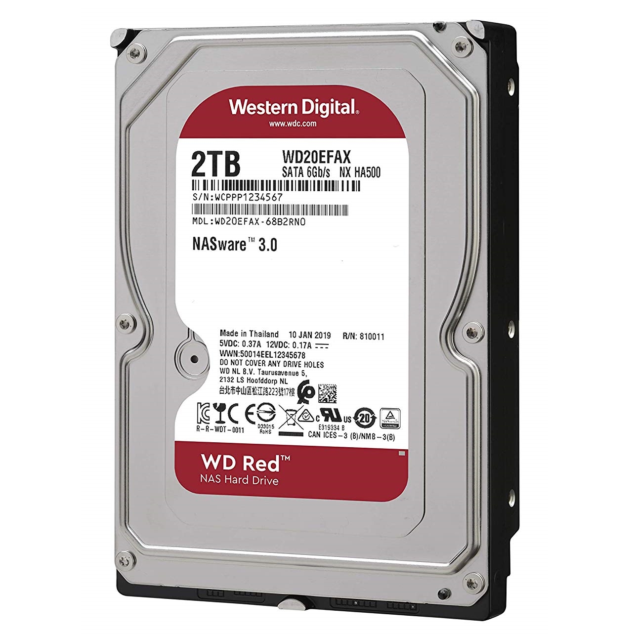 Western 2TB WD20EFAX Red