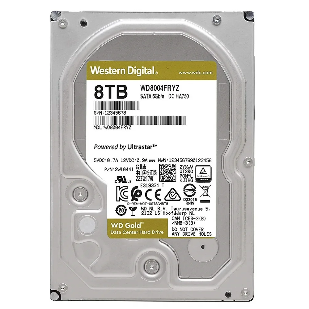 Western 8TB Gold WD8004FRYZ