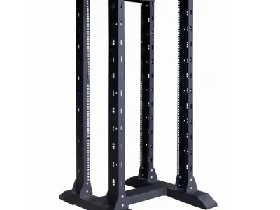 Khung gắn thiết bị 42U đôi-Open Rack 19” 42U ECP-42OP-CD