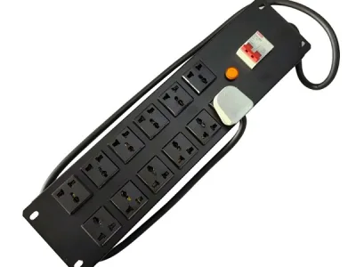 Thanh nguồn PDU 12 cổng rack 19” có CB ATC12-PUC