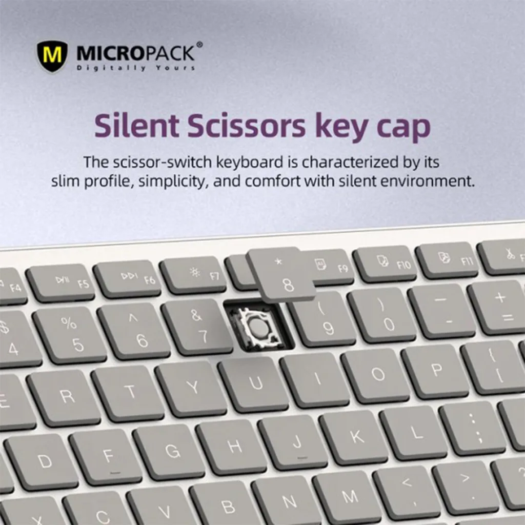 Bàn phím không dây MicroPack Lifestyle K-310W