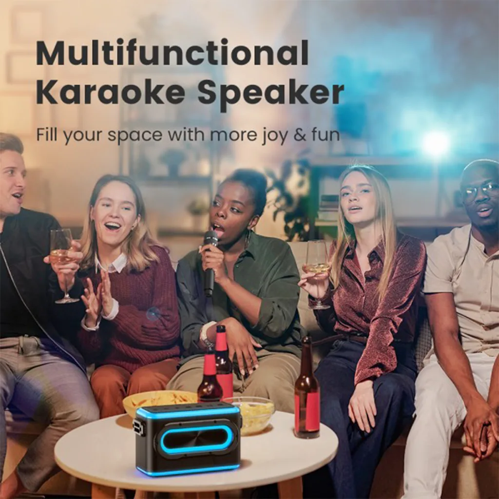 Loa karaoke kháng nước SOUNARC A1 (Tặng kèm 2 Micro)
