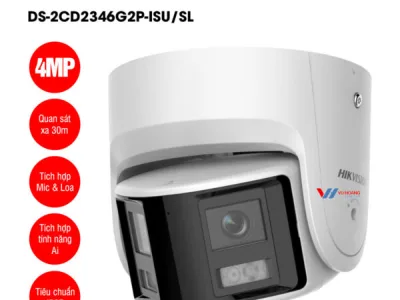Camera IP 4MP Hikvision DS-2CD2346G2P-ISU/SL giá rẻ