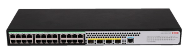 24-Port GE PoE + 4-Port SFP Plus Layer 2 Gigabit Access Switch H3C S1850V2-28X-HPWR