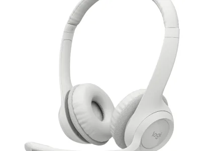 Tai nghe Logitech H390 trắng với mic khử tiếng ồn