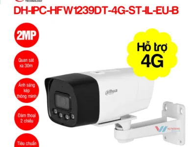 Camera IP 4G DAHUA DH-IPC-HFW1239DT-4G-ST-IL-EU-B