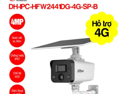 Camera 4G 4MP DAHUA DH-IPC-HFW2441DG-4G-SP-B