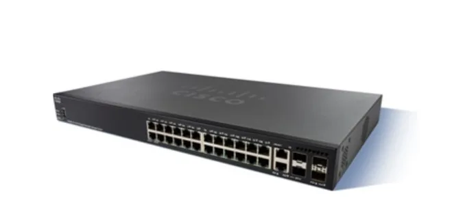 24-Port GE Stackable Managed Switch CISCO SG350X-24-K9